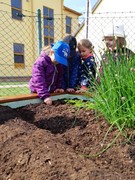 Pracujeme na zahrádce